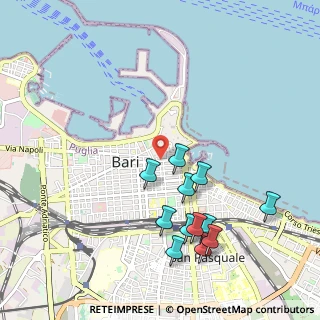 Mappa 70122 Bari BA, Italia (1.14167)