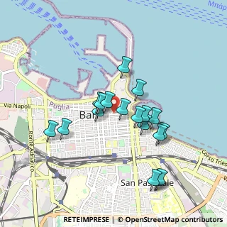 Mappa 70122 Bari BA, Italia (0.86778)