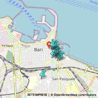 Mappa 70122 Bari BA, Italia (0.49083)