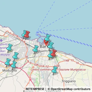 Mappa 70122 Bari BA, Italia (4.805)