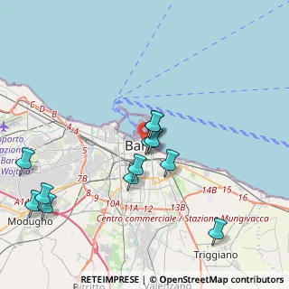 Mappa 70122 Bari BA, Italia (4.28083)