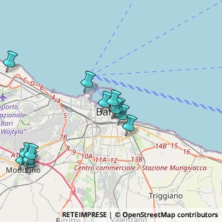 Mappa 70122 Bari BA, Italia (4.71538)