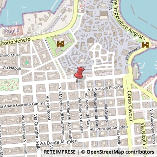 Mappa Via Roberto da Bari, 1, 70122 Bari, Bari (Puglia)