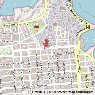 Mappa Corso Vittorio Emanuele II, 70122 Bari BA, Italia, 70122 Bari, Bari (Puglia)