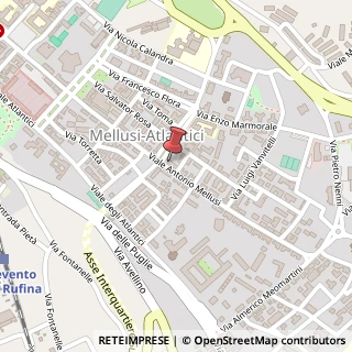 Mappa Viale Antonio Mellusi, 83, 82100 Benevento, Benevento (Campania)