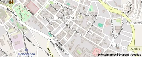 Mappa Benevento