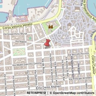 Mappa Corso Vittorio Emanuele, 143, 70122 Bari, Bari (Puglia)