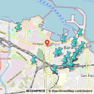 Mappa Via Davide Lopez, 70123 Bari BA, Italia (1.312)
