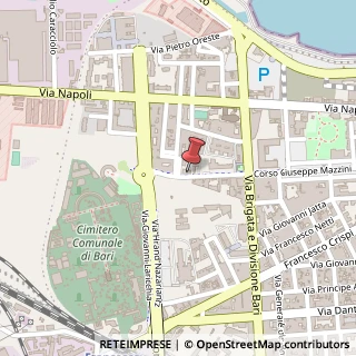 Mappa Corso della Carboneria, 39/41, 70123 Bari, Bari (Puglia)