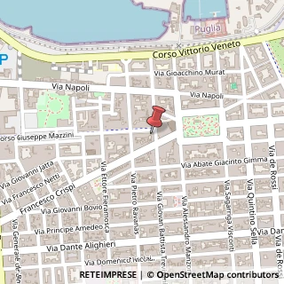 Mappa Via Trevisani, 85, 70123 Bari, Bari (Puglia)