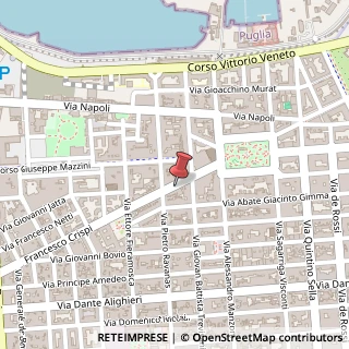 Mappa Via Francesco Crispi, 36, 70123 Bari, Bari (Puglia)