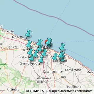 Mappa Strada Santa Teresa dei Maschi, 70122 Bari BA, Italia (11.41944)