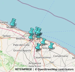 Mappa Strada Santa Teresa dei Maschi, 70122 Bari BA, Italia (10.53833)