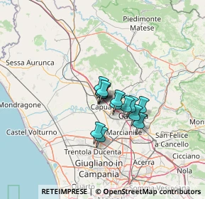 Mappa Contrada Bovenzi, 81041 Vitulazio CE, Italia (7.99214)