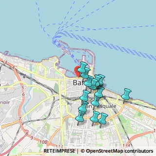 Mappa Corso Vittorio Veneto, 70121 Bari BA, Italia (1.75067)