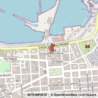 Mappa Via Gioacchino Murat, 112, 70123 Bari, Bari (Puglia)