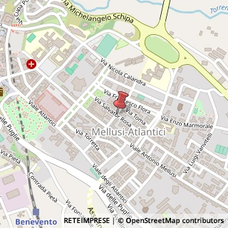 Mappa Via Salvator Rosa, 1, 82100 Benevento, Benevento (Campania)