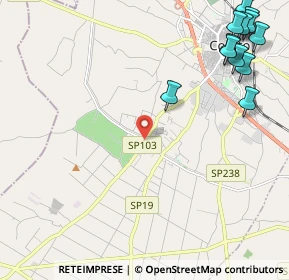 Mappa Strada Esterna Tratturo Barletta Grumo, 70033 Corato BA, Italia (3.38083)