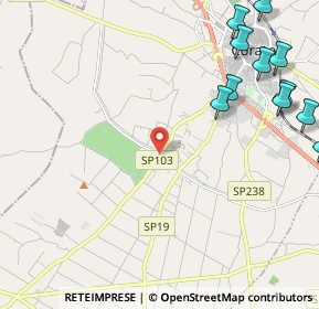 Mappa Via Castel Del Monte Km. 3 Oasi di Nazareth, 70033 Corato BA, Italia (3.26818)