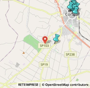 Mappa Via Castel Del Monte Km. 3 Oasi di Nazareth, 70033 Corato BA, Italia (3.62154)