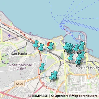 Mappa Via Napoli Traversa, 70132 Bari BA, Italia (2.225)