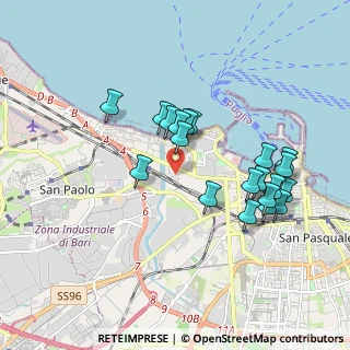 Mappa Via Napoli Traversa, 70132 Bari BA, Italia (1.886)