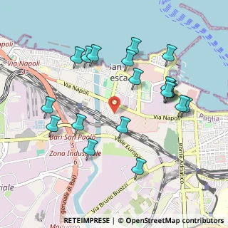 Mappa Via Napoli Traversa, 70132 Bari BA, Italia (1.103)