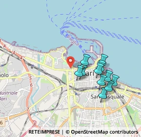 Mappa Via Francesco Rismondi, 70123 Bari BA, Italia (1.81636)