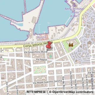 Mappa Via Gioacchino Murat, 33, 70122 Bari, Bari (Puglia)