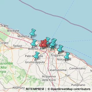 Mappa Strada del Tesoro, 70132 Zona Industriale BA, Italia (8.54538)