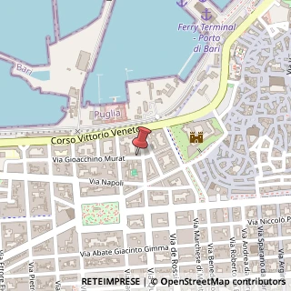Mappa Via Gioacchino Murat, 27, 70122 Bari, Bari (Puglia)