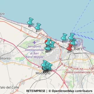 Mappa Strada Castelluccio, 70132 Bari BA, Italia (3.74176)
