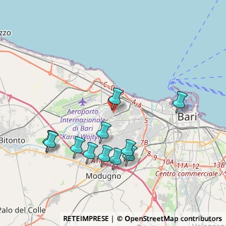 Mappa Strada Castelluccio, 70132 Bari BA, Italia (4.39909)