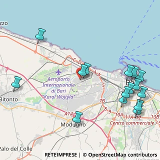 Mappa Strada Castelluccio, 70132 Bari BA, Italia (5.62467)
