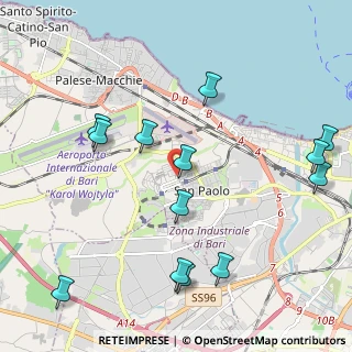 Mappa Strada Castelluccio, 70132 Bari BA, Italia (2.61)