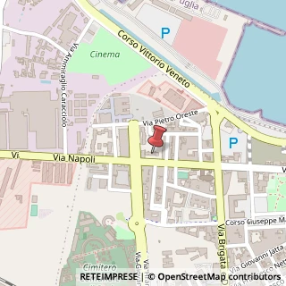 Mappa Via Napoli, 329, 70123 Bari, Bari (Puglia)