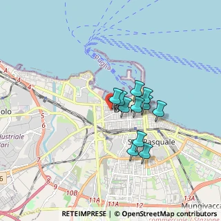 Mappa Corso Giuseppe Mazzini, 70123 Bari BA, Italia (1.30818)