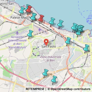 Mappa Traversa di Via G. Pugliese, 70132 Bari BA, Italia (3.074)