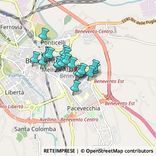 Mappa Via Giuseppe Piermarini, 82100 Benevento BN, Italia (0.6555)