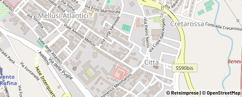 Mappa Benevento