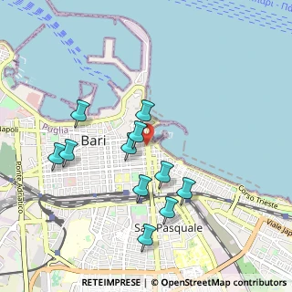 Mappa Largo Eroi del Mare, 70122 Bari BA, Italia (0.96818)
