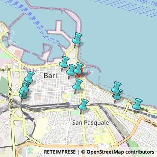 Mappa Largo Eroi del Mare, 70122 Bari BA, Italia (1.12308)