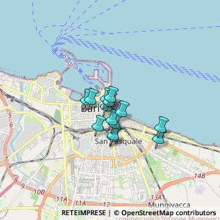 Mappa Corso Cavour, 70122 Bari BA, Italia (1.055)