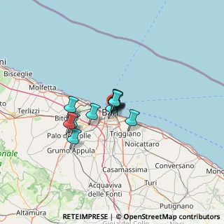 Mappa Largo Eroi del Mare, 70122 Bari BA, Italia (7.2325)