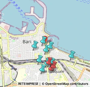 Mappa Corso Camillo Benso Cavour, 70121 Bari BA, Italia (0.98083)