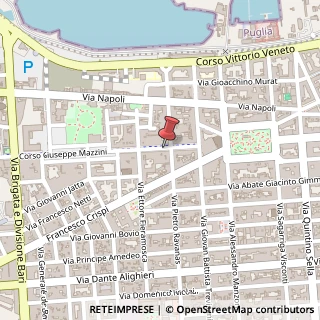 Mappa Corso Giuseppe Mazzini, 50, 70100 Bari, Bari (Puglia)