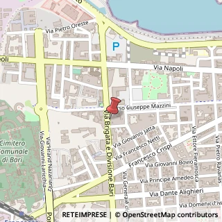 Mappa Via Brigata Regina, 33, 70123 Bari, Bari (Puglia)
