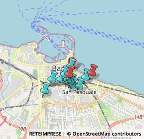 Mappa Via Melo da Bari, 70122 Bari BA, Italia (1.20583)