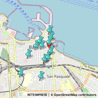 Mappa Via Melo da Bari, 70122 Bari BA, Italia (0.74769)