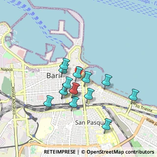 Mappa Via Melo da Bari, 70122 Bari BA, Italia (0.81867)